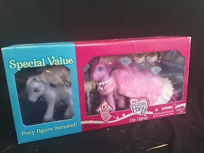 2006 My Little Pony G3 Lily Lightly  Unicorn With Yesterday NIB Works • $35