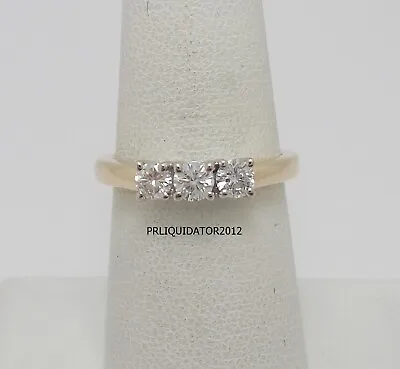 1/2CT Diamond Solitaire Engagement Anniversary Wedding Ring 14K Yellow Gold  • $449.99
