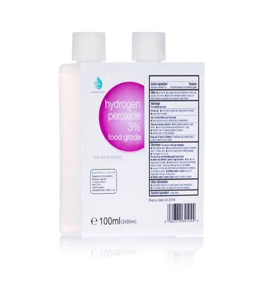 £3.40 • Buy Hydrogen Peroxide Food Grade 3% 6% 9% 12% Disinfectant Oral Rinse FREE P&P