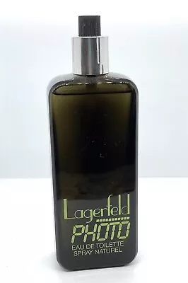 Lagerfeld Photo Eau De Toilette Spray Natural 125ml 4.2oz Rare Tester • $245