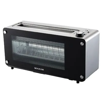$82.99 • Buy Maxim 2 Slice Glass Toaster Brand New