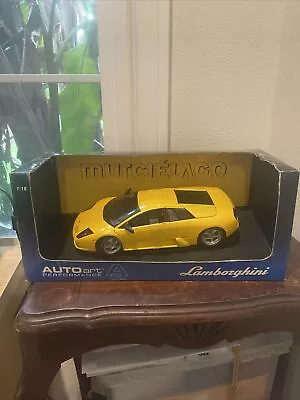 1/18 AutoArt Lamborghini Murcielago Coupe In Yellow • $199