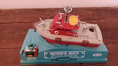 IDEAL MOTORIFIC BOATERIFIC BOAT - MIGHTY BLAZE FIRE BOAT/retro Toy Boat/VTG Toy • $25