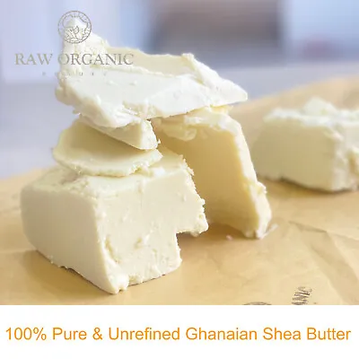 Shea Butter RAW Unrefined Organic 100% Pure And Natural 25g - 500g Fresh Cut • £4.59
