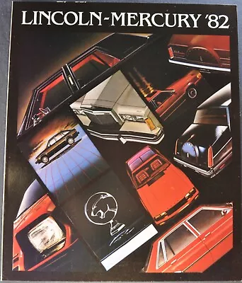 1982 Lincoln Mercury Brochure Continental Town Car Mark VI Cougar Capri Lynx LN7 • $4.95