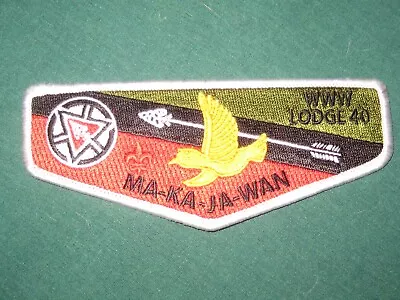 Ma-Ka-Ja-Wan 40 S OA 100th Anniversary Flap TP1 • $5