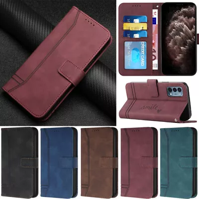 Retro Wallet Leather Flip Case Cover For OnePlus 9R Nord 2T Nord CE 2 Nord N20 • $12.43