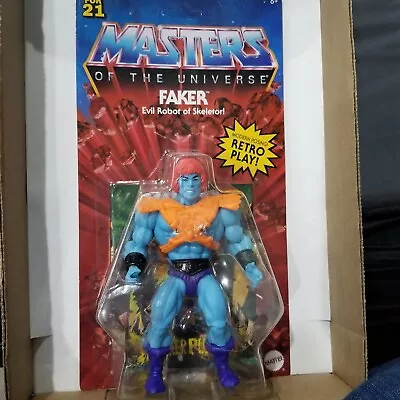 Mattel Masters Of The Universe Faker  Evil Robot Of Skeletor  Newfor21 Unpunched • $24.99