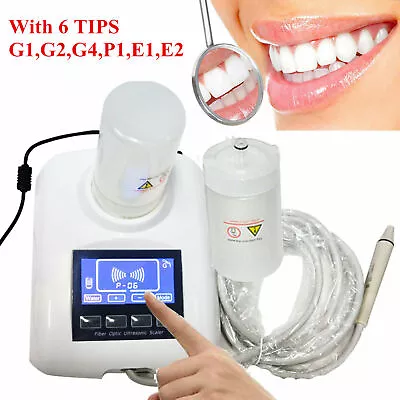 Dental Ultrasonic Piezo Scaler Portable +2*Bottles 6*Tips For EMS WOODPECKER UK • £179.03