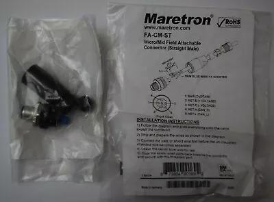 Maretron N2K Micro/Mid Field Attachable Connector (Straight Male)  FA-CM-ST • $14.95