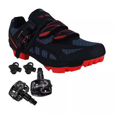 Zol Predator Plus MTB Mountain Bike & Indoor Cycling Shoes Pedals & Cleats • $119.95