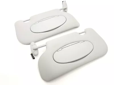 2007-2013 BMW Mini Cooper OEM Sun Visor Shades PAIR (2) Mirrors Lights / Gray • $68.95