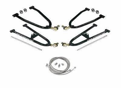 Lonestar Sport Extended +3 A-Arms + Streamline Brake Lines Yamaha Raptor 125 250 • $702