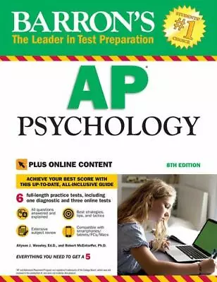 Barron's AP Psychology With Online Tests • $5.16