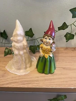 Rubber Latex Mould Woman Lady Traditional Garden Gnome Mold Casting Craft • £8.50