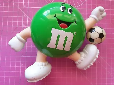 £12 • Buy M&M Mars Chocolate Dispenser Collectable - Green Character With Football 1991