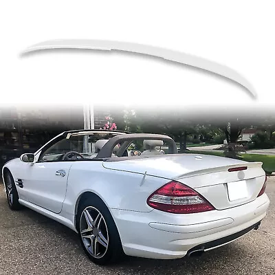 Painted 960 Alabaster White ABS Trunk Spoiler For Mercedes Benz SL Class R230 • $130.99