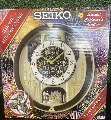 Seiko Limited Edition Melodies In Motion 2023 Musical Wall Clock (QXM399BRH) • $75