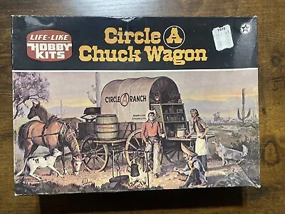 Circle A Chuck Wagon Western Kit Kit By Life-Like Hobby Kits - 1/48 Scale • $30