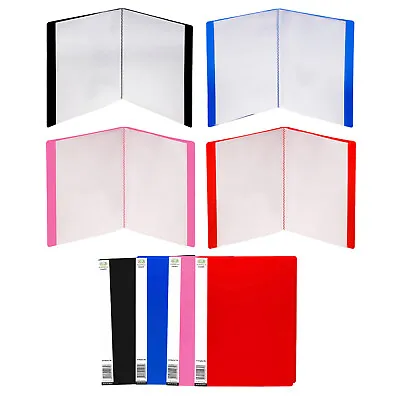 A4 Display Book 20 Clear Poly Sleeves Project Presentation Portfolio File Folder • £7.99