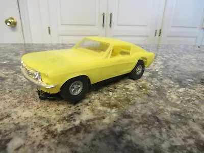 Vintage Revell 1/32 Scale 1960's Mustang 2+2 Slot Car Rare Yellow (see Pictures) • $24.95