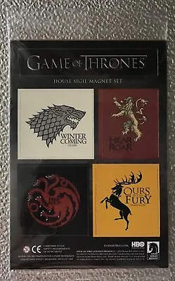 Brand New And Sealed Dark Horsegame Of Thrones House Sigil Hbo Magnet Set • £9.99