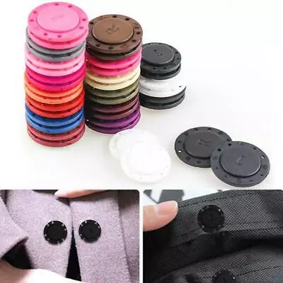 1Pair Invisible Magnetic Round Snap Fasteners Button Handbag Purse Sewing Best • $1.16