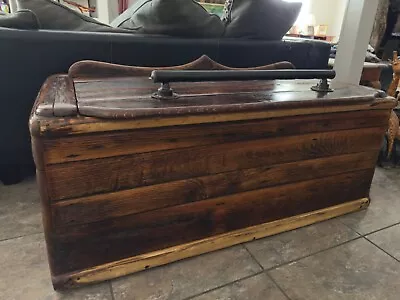 Trunk/Chest: Handmade Real Antique Oak Generational Family Heirloom • $899