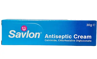 SAVLON ANTISEPTIC CREAM Insect Bites Cuts Minor Burns Nappy Rash Cream 30G • £4.49