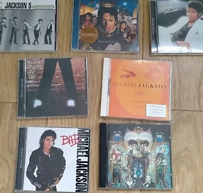 Michael Jackson CD's Bundle Bad Thriller Invincible Special Ed Joblot Collection • $31.07