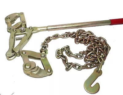 Chain Strainer Cattle Barn Farm Fence Stretcher Tensioner Repair Barbed Wire • $56.99