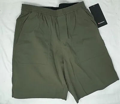 Lululemon Bowline Short Woven Men's L Large 8  Inseam MEOL  Medium Olive • $47.49