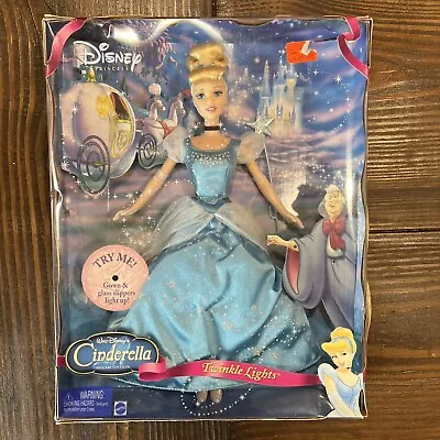 2004 Mattel Disney Princess Cinderella Twinkle Lights Doll Dead Batteries • $16.99