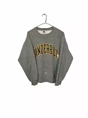 Vintage Vanderbilt Commodores Graphic Sweatshirt Size Large Pullover Crewneck • $25