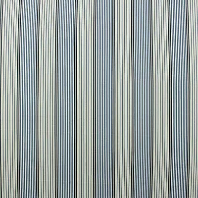 P Kaufmann John Navy Blue White Pinstripe Cotton Multiuse Fabric By Yard 54 W • $8.99