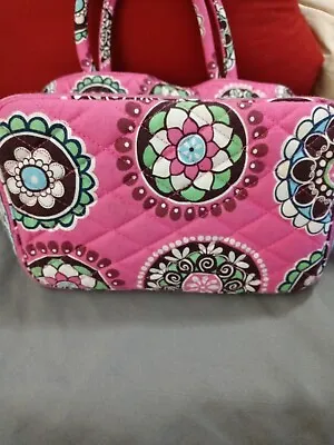 Vera Bradley Gabby Cupcakes Pink - Bag Purse Floral Blue/Green/White Retired • $19.50