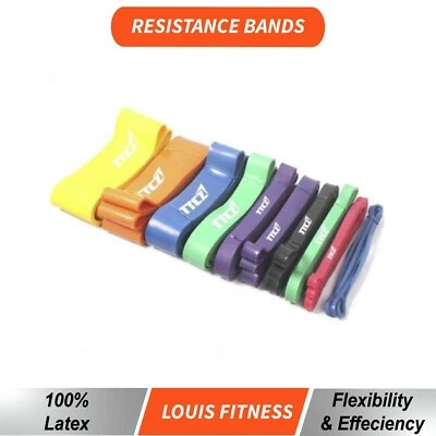 $12.90 • Buy OZ Heavy Duty Strength RESISTANCE POWER BANDS Home Gym Fitness Workout Yoga Loop