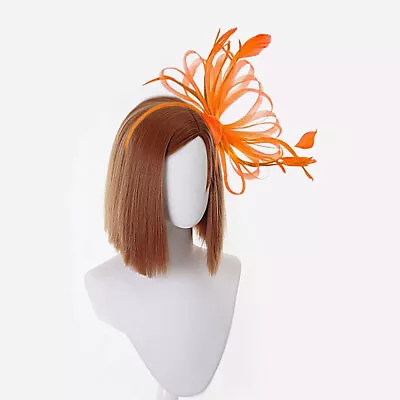 $14.96 • Buy Feather Hair Clip Royal Ascot Fascinator Headband Ladies Day Races Aliceband GN
