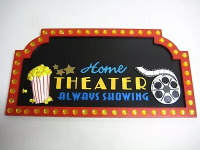 Home Theater Wall Sign - • $20