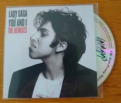 Lady Gaga - You And I - Mega Rare U.s 10 Remix Cd Promo - Mint Condition • £19.99