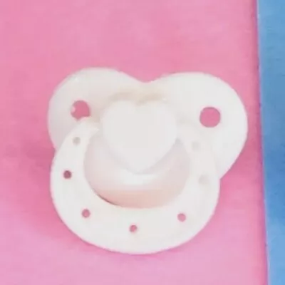 £6.81 • Buy WHITE Micro Preemie Pacifier W/Custom Nipple For Silicone Babies!