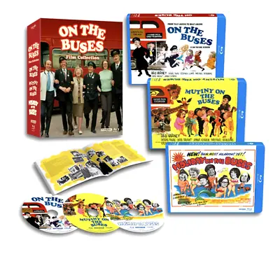 On The Buses Film Collection Blu-Ray Special Edition Limited Edition New Sealed • £41.99