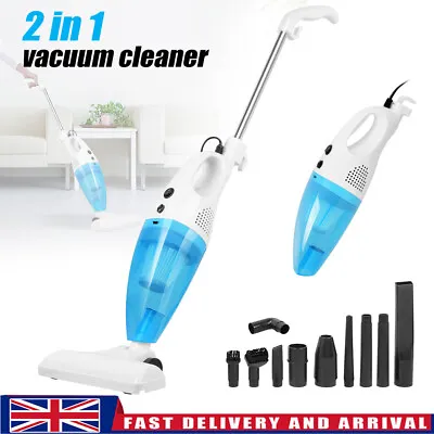 Stick Vacuum Cleaner Bagless 650W - 2 In 1 Upright & Handheld Lightweight Hoover • £20.99