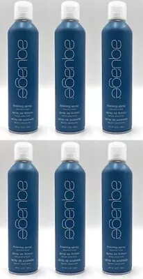 6 Pack! Original Blue Aquage Finishing Spray Ultra-firm Hold 10 Oz Hairspray Lot • $103.46