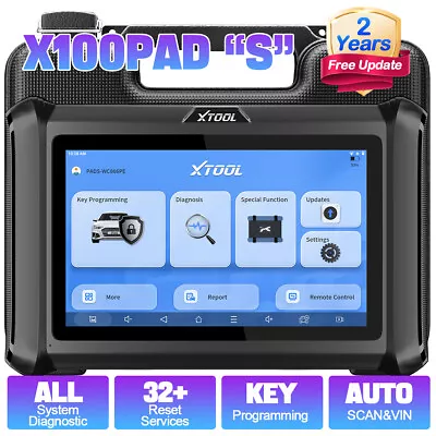 XTOOL X100PAD S All System OBD2 Diagnostics Scanner Key Programming Tool EEPROM • $439