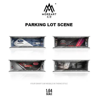 1/64 Diorama Model LED Lighting City Car Garage Parking Lot Scene Display Model • $18.59