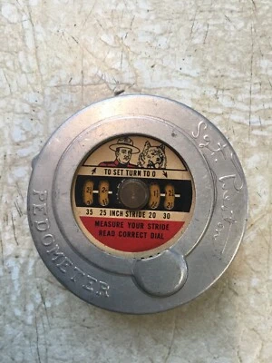 $44.99 • Buy Sgt. Preston PEDOMETER - Vintage Cereal Premium Toy TESTED WORKING LOOK AT  #’s
