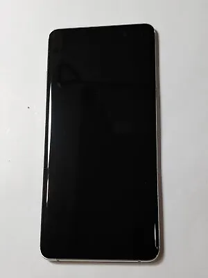 Samsung Galaxy S10 5G G977U LCD Frame Assembly Phantom Silver MINT GENUINE OEM • $159.95