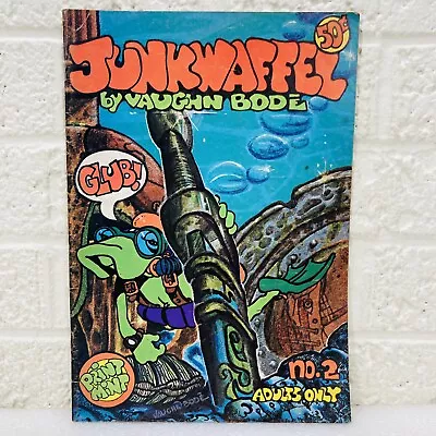 Junkwaffel #2 1972 Print Mint Vaughn Bode Underground Comic • VG/FN‼ • $7.95