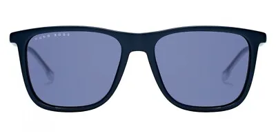 $69.99 • Buy Hugo Boss Sunglasses BOSS 1148/S FLL 56mm Matte Blue Blue Lens Square Unisex